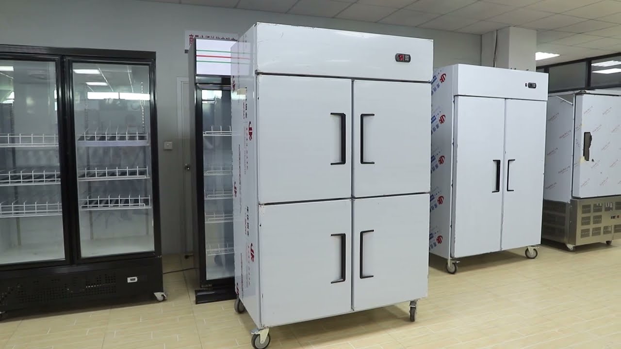 Catering restaurant kitchen equipment stainless steel food storage chiller freezer cabinet factory