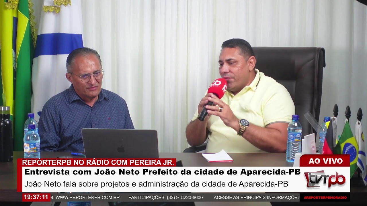 Tv RPB - Entrevista com o Prefeito de Aparecida João Neto 25/11/2025