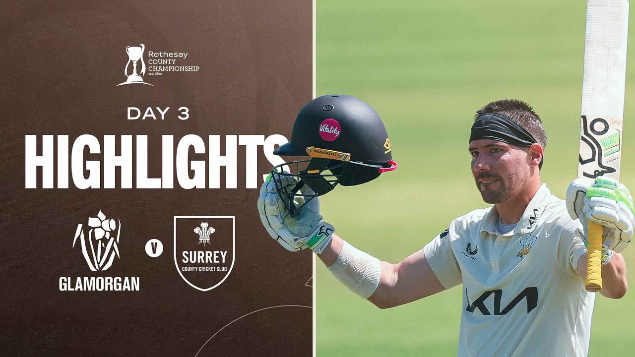 EXTENDED HIGHLIGHTS: Rory Burns fights back after relentless Glamorgan attack | County Championship
