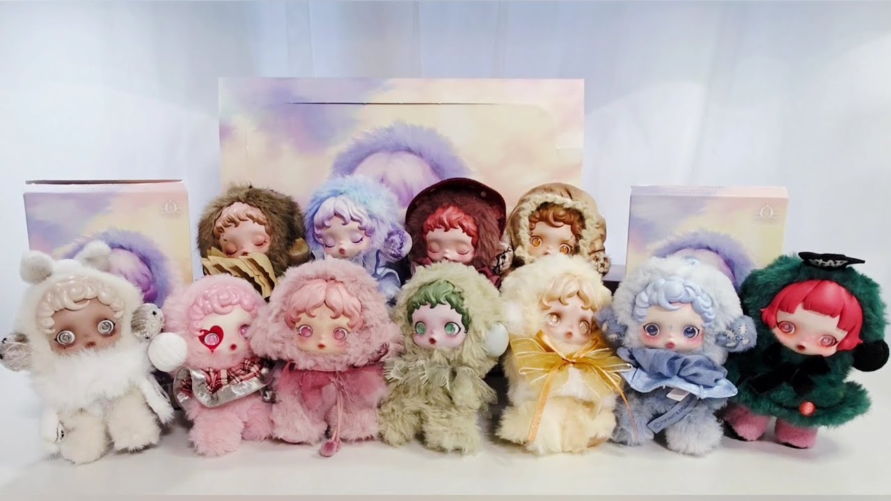 스컬판다 빛의 정원 시리즈 인형 키링 SKULLPANDA L'impressionnisme Series Plush Doll 팝마트 POPMART
