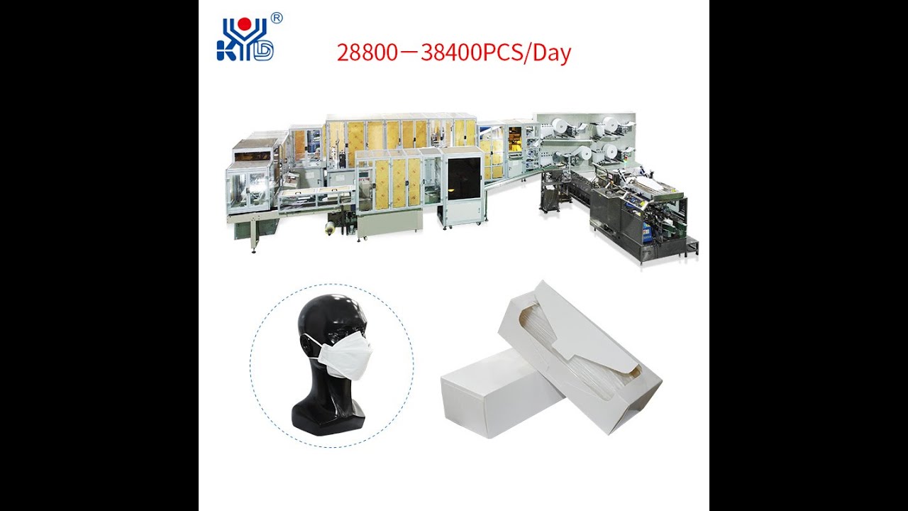 Automatic Fish type Mask Making and Box Packing Line