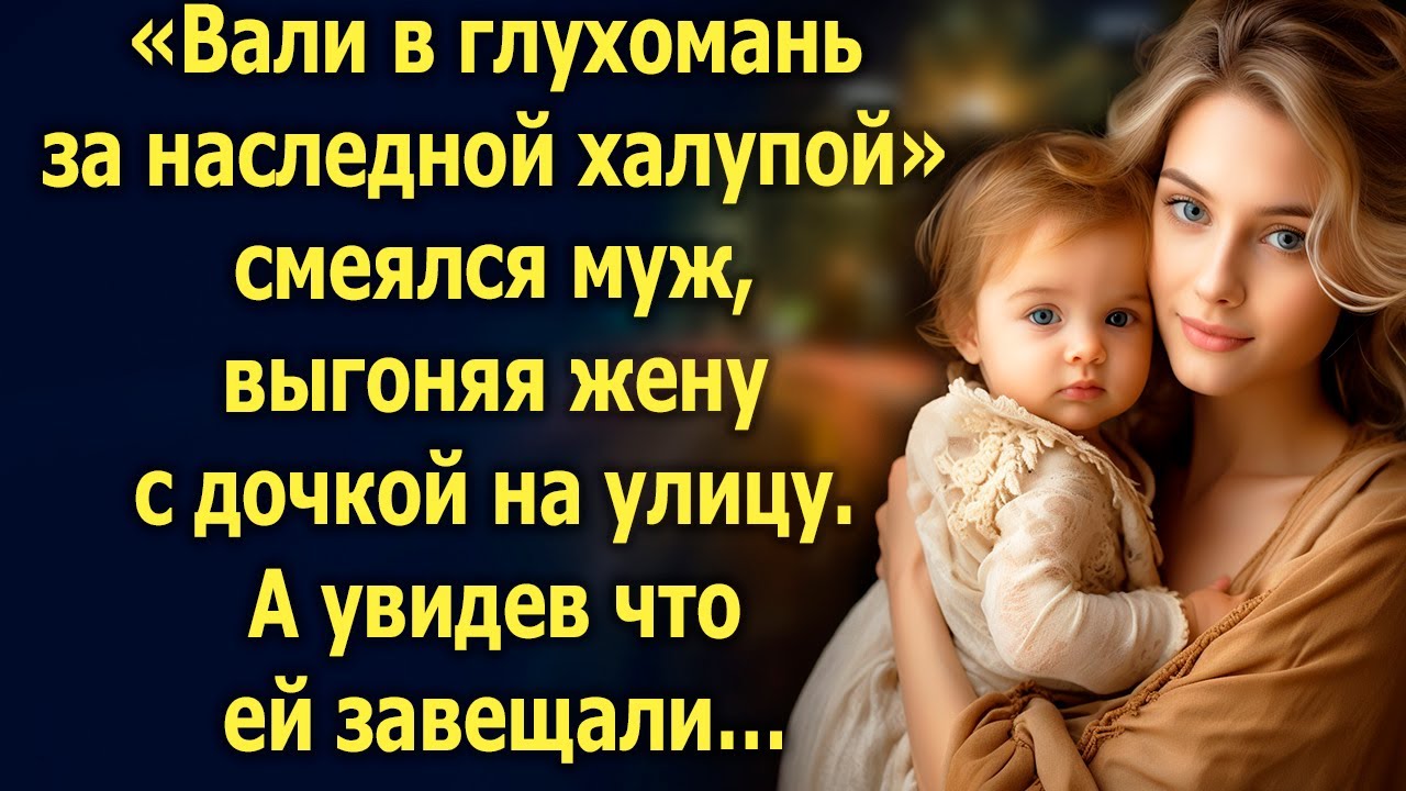 Вали в глухомань за наследной халупой, смеялся муж, выгоняя жену с дочкой на улицу. А увидев…