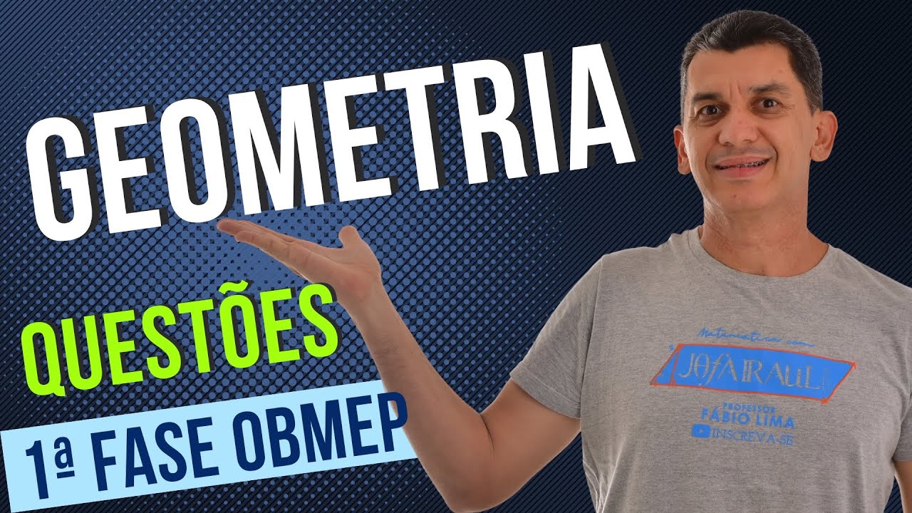 GEOMETRIA  1ª fase da OBMEP? # LIVE 84