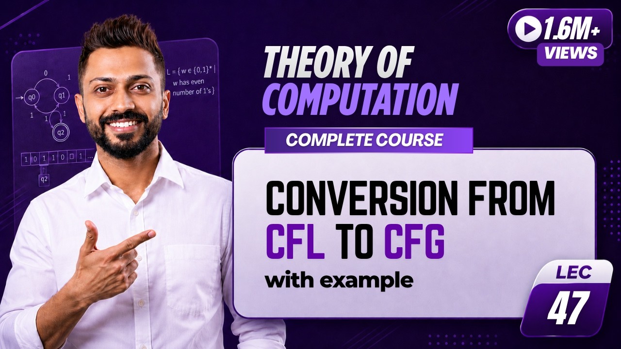 Lec-48: Convert Context free language to Context free grammar with examples | TOC
