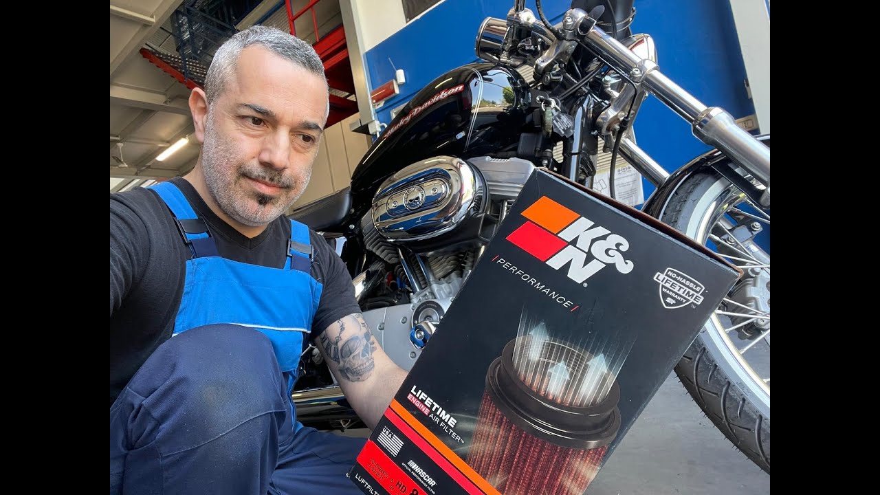 Harley Davidson 883 filtro aria K&N