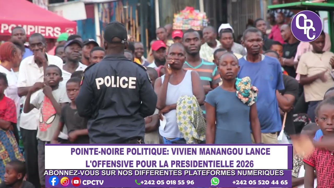 VIVIEN MANANGOU LANCE L'OFFENSIVE POUR LA PRÉSIDENTIELLE DE 2026.