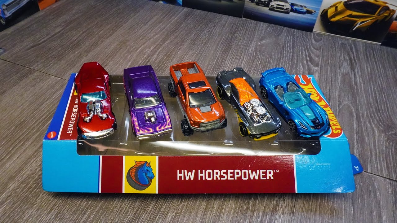 HORSEPOWER 5 Pack - HOTWHEELS #hotwheels #horsepower #5pack