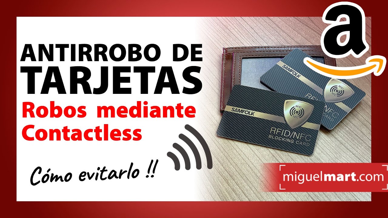 ANTIRROBO DE TARJETAS Rfid 😱2020 Evita que te roben mediante contactless
