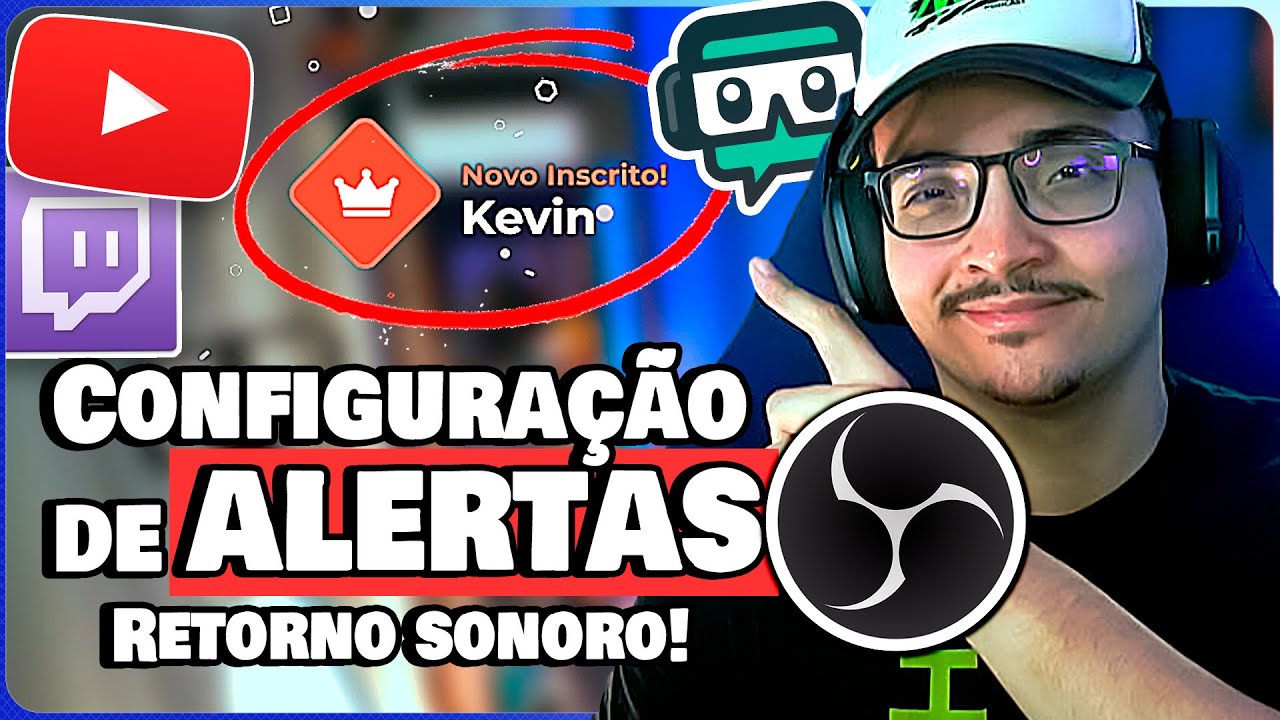 Como configurar ALERTAS do Streamlabs para YouTube e Twitch no OBS Studio com Retorno de Áudio!