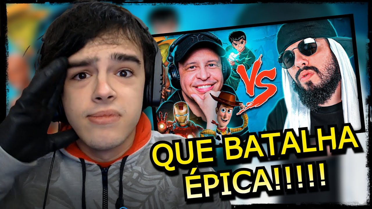 REACT Marco Ribeiro Dublador Vs  Mussoumano   Batalha de Youtubers