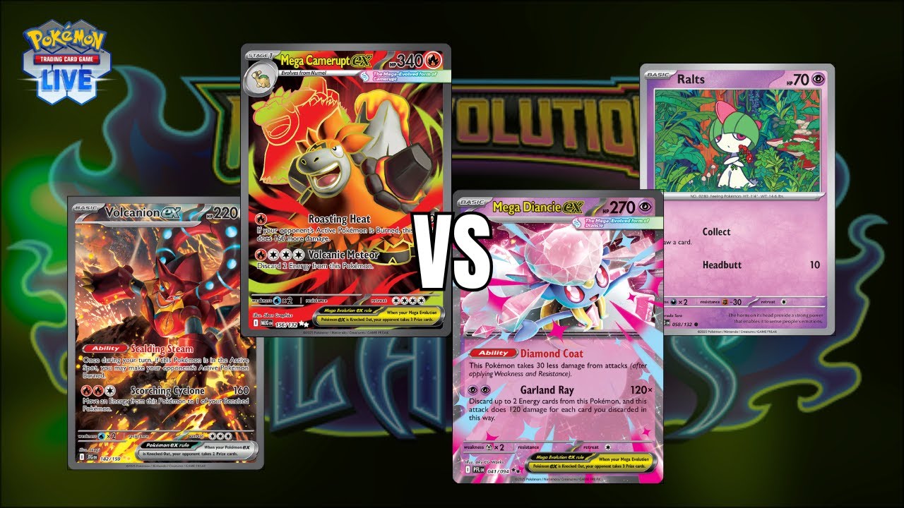 Mega Camerupt ex VS. Gardevoir ex - Dec 2025 Ranked (PTCGL: Mega Evolution - Phantasmal Flames)