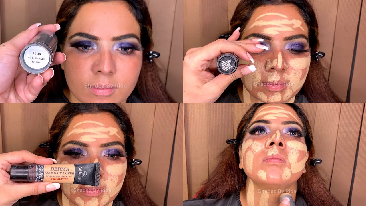 How to use both together Kryolan TV paint stick & Derma Liquid Foundation