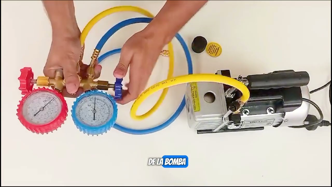 &iquest;C&oacute;mo utilizar la BOMBA DE VAC&Iacute;O HRT-0.5A Gadnic?