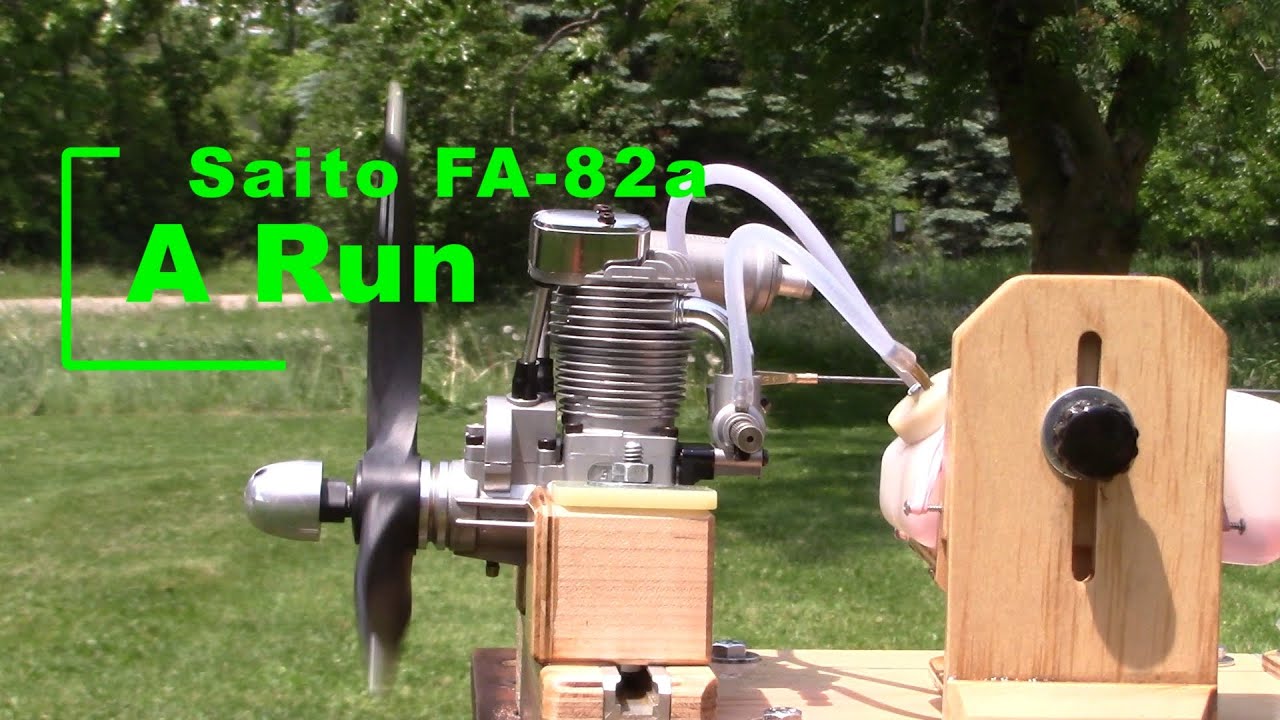 Saito FA-82a A Run