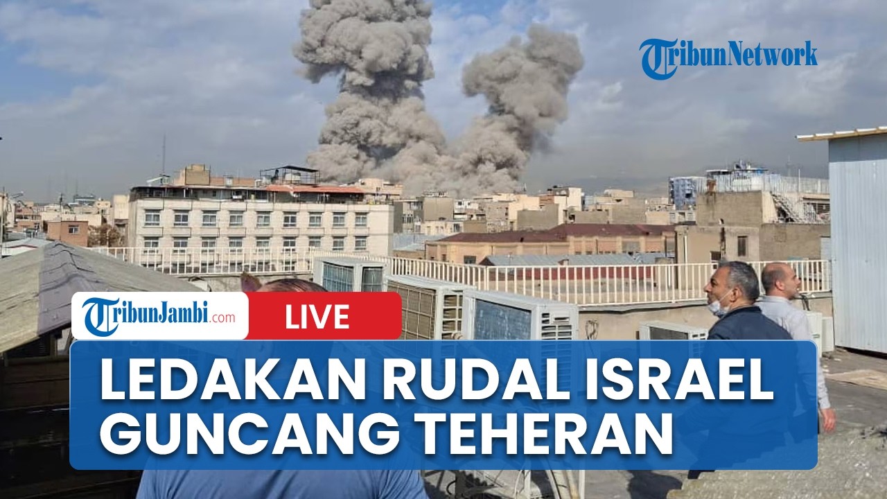 🔴Israel dan Amerika Sasar Rudal ke Iran, Pusat Teheran Dipenuhi Suara Ledakan