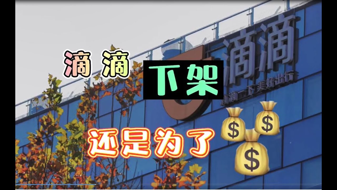 (2021,07,05)滴滴出行下架原因是什么?滴滴下架反映的不仅是国进民退这么简单 Xin视角 第60期