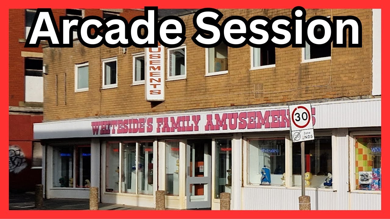 💥 WHITESIDES Family Amusements BLACKPOOL - Arcade Slot Session With WIN STREAK