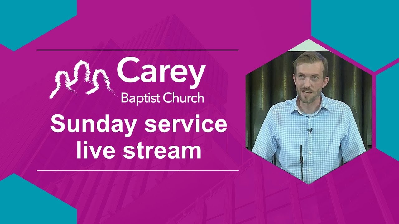 Sunday evening service - 11 January 2026, Carey Baptist Church, Reading UK