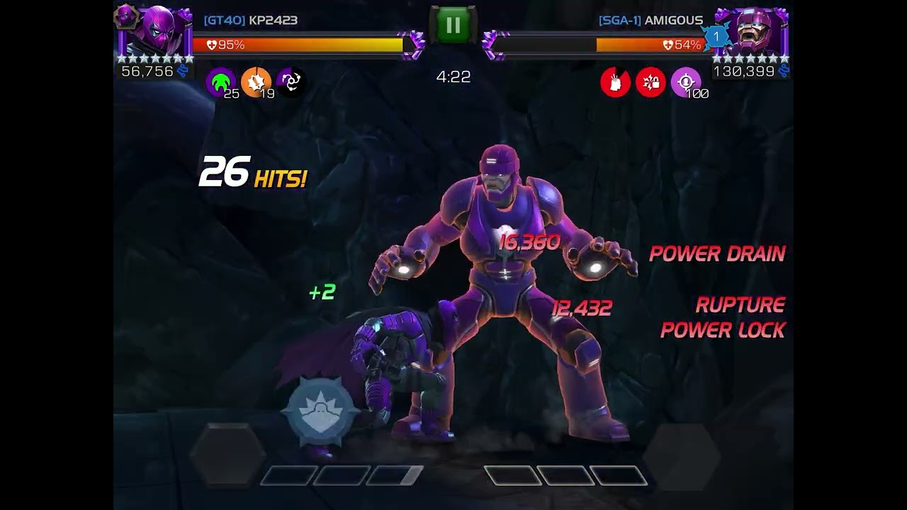 Prowler vs Sentinel Node 40 Mix Master/Obstinate Charge AW S60 Mcoc