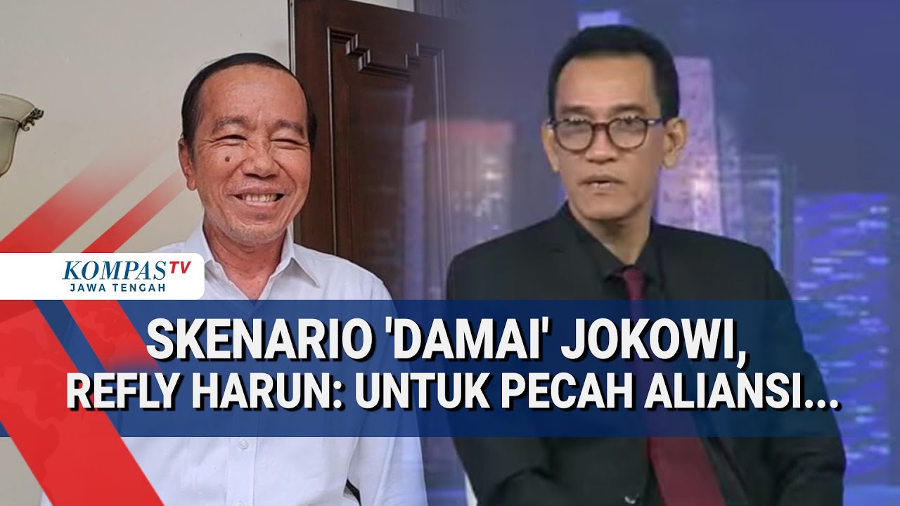 Skenario 'Damai' Jokowi, Refly Harun: Untuk Pecah Aliansi...