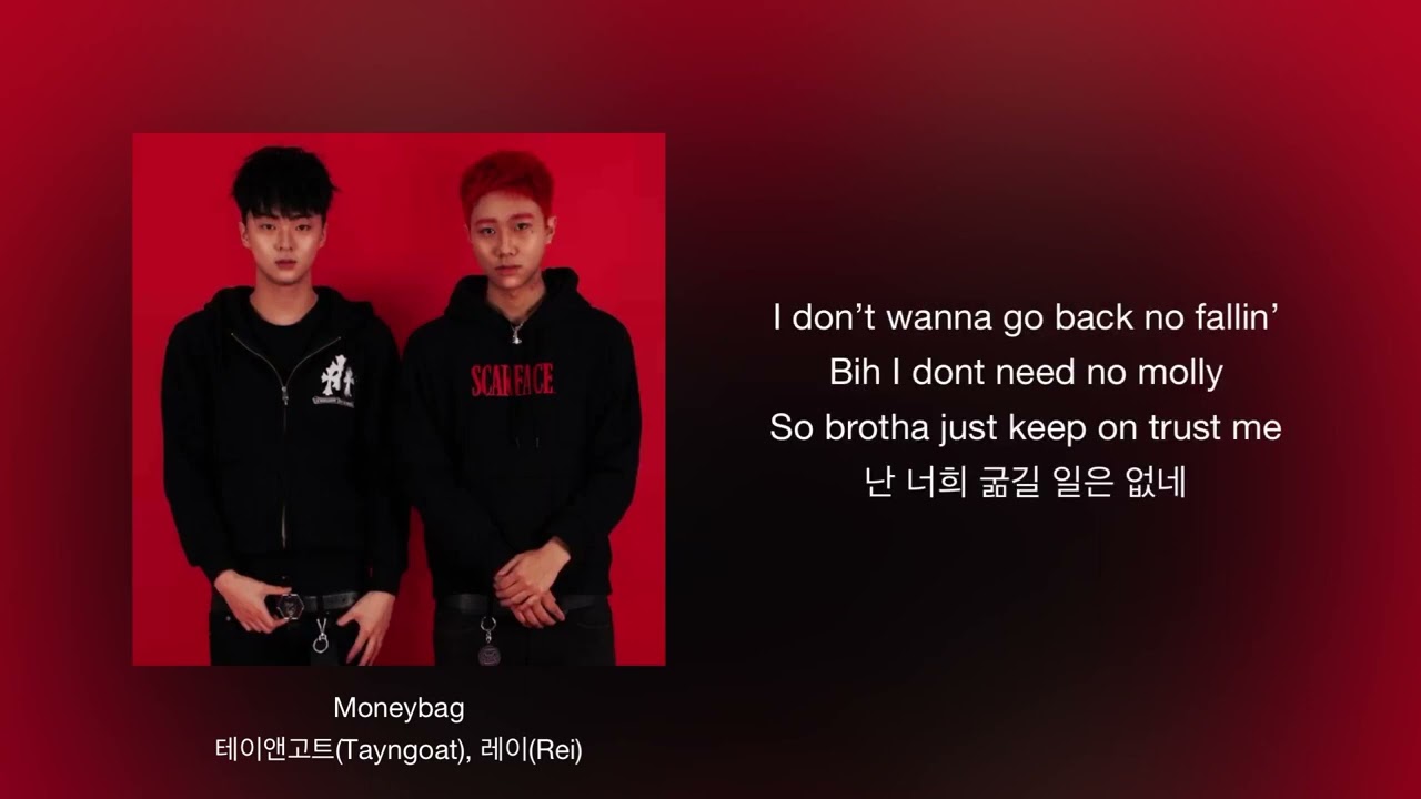 Moneybag - 테이앤고트(Tayngoat), 레이(Rei) | 가사 | Lyrics