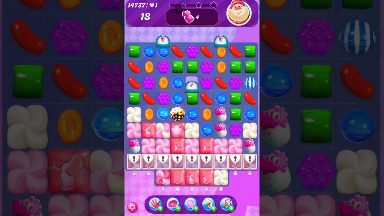 #candycrush🍬🍭 level 14736 with boosters! Like 👍🏼 Comment Subscribe and Share!