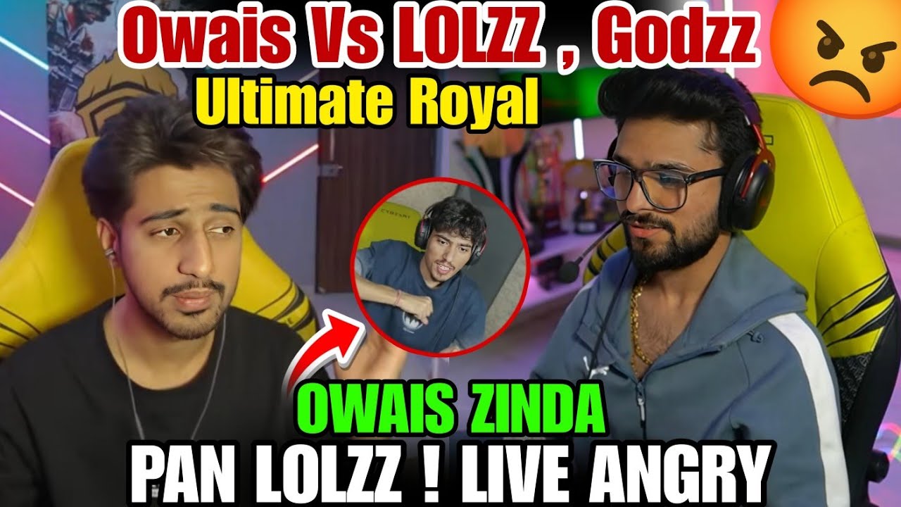 OWAIS ZINDA PAN LOLZZ 🤣 || OWAIS VS LOLZZ,GODZ 🤯 || #godlike #jonathangaming 