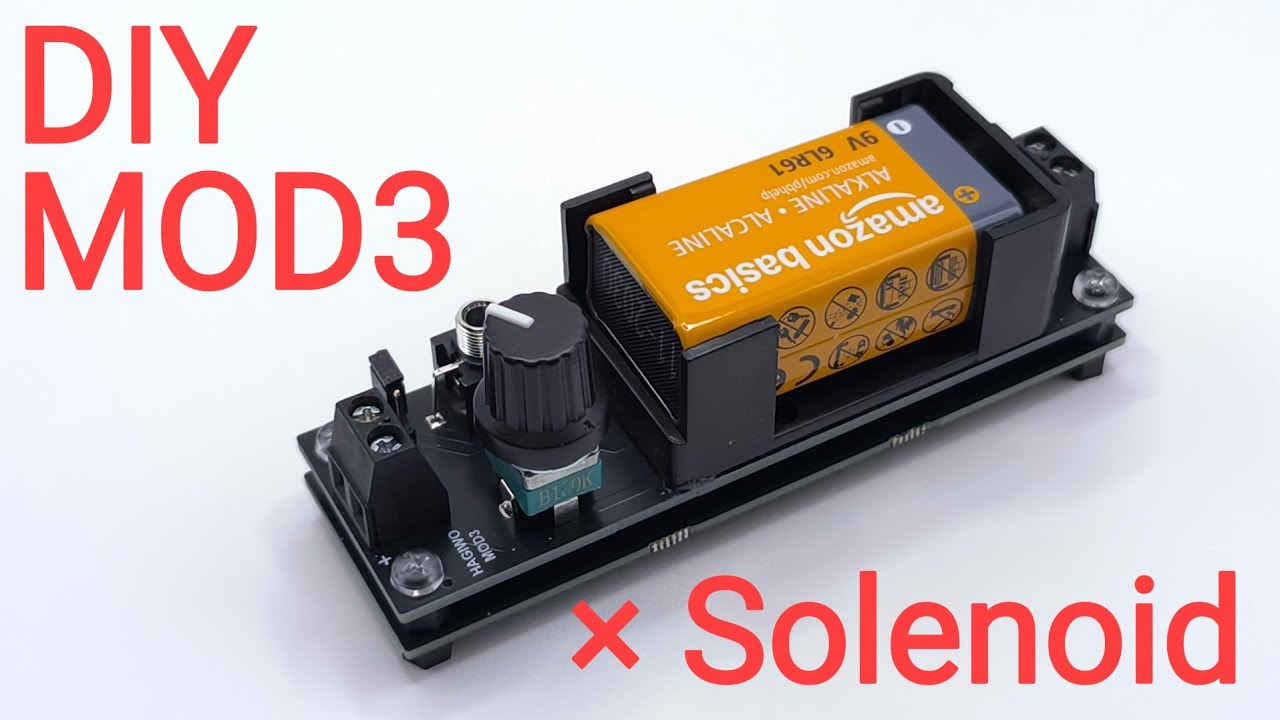MOD3 × Solenoid | DIY eurorack modular synth Actuator Driver
