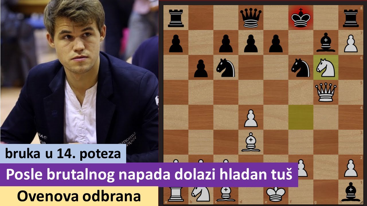 Posle brutalnog napada sledi hladan tuš - Magnus vs Nepo - Ovenova odbrana