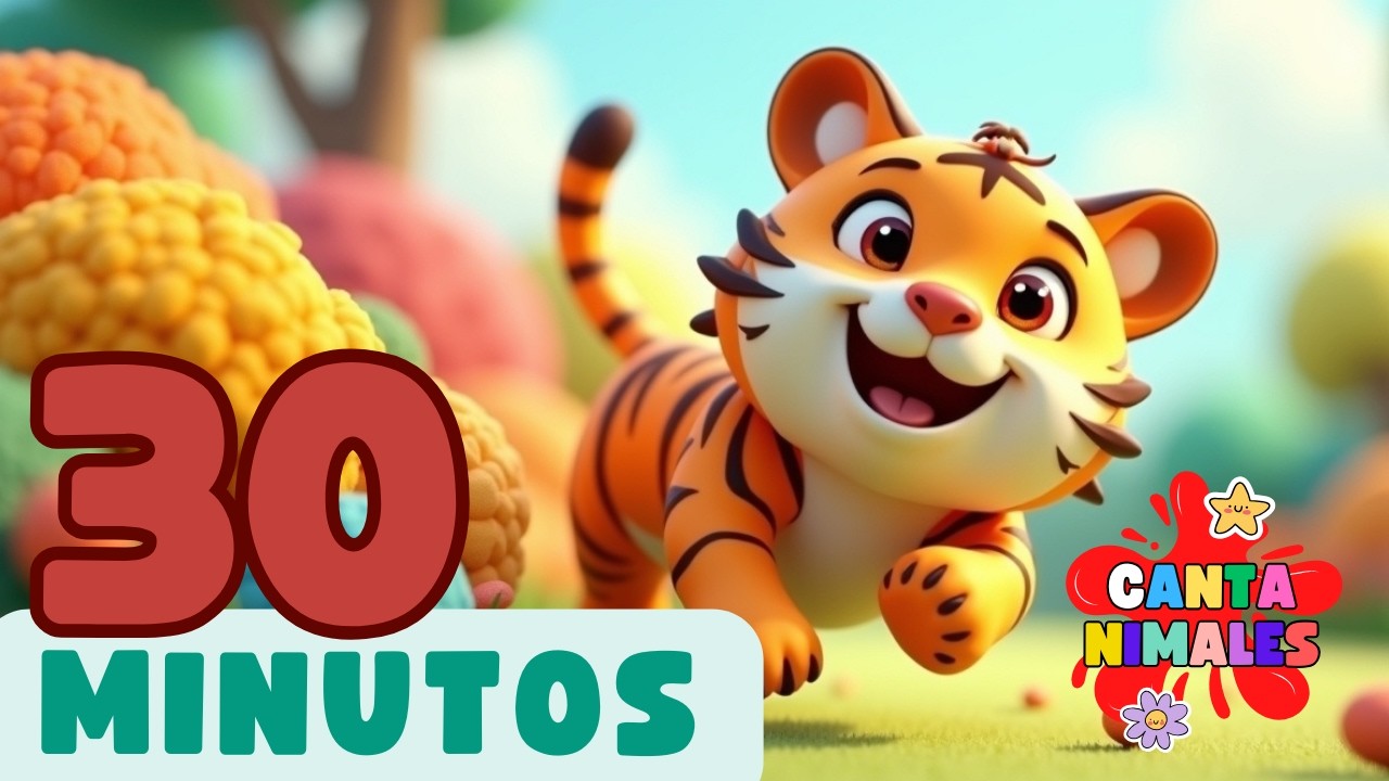 Tigre Rayitas 🐯 | Música Infantil para Aprender Jugando 🎶
