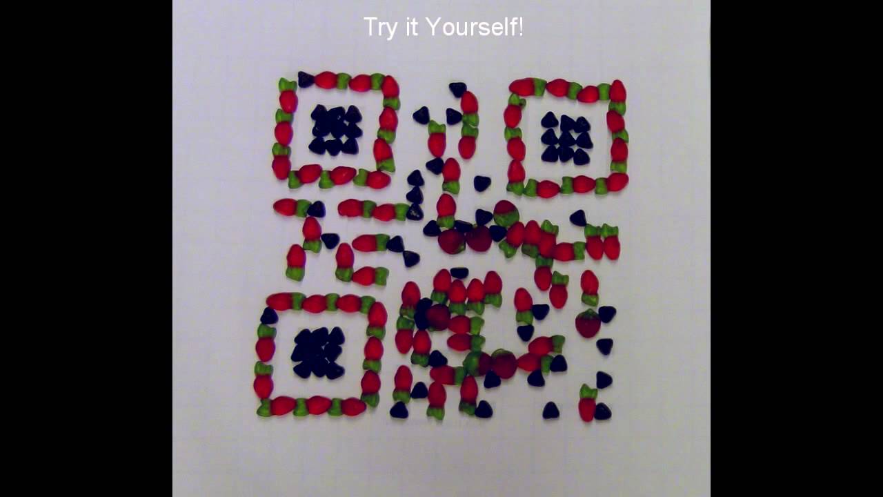 Barcode Experiment 2: Let's Make a Candy QR-Code