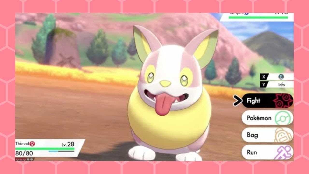 LIVE! Shiny Yamper after 1859 encounters (Full Odds). Sword and Shield