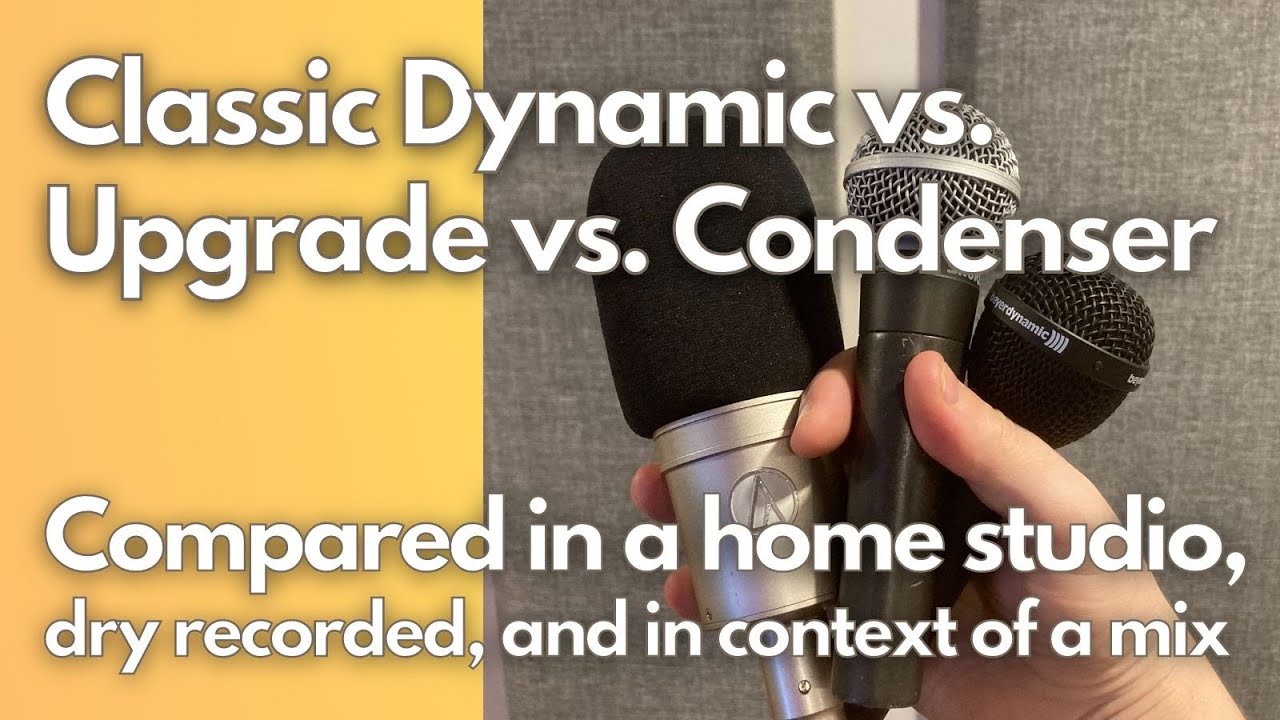 SM58 vs Beyerdynamic M88 vs Audio Technica 4047 Condenser Mic