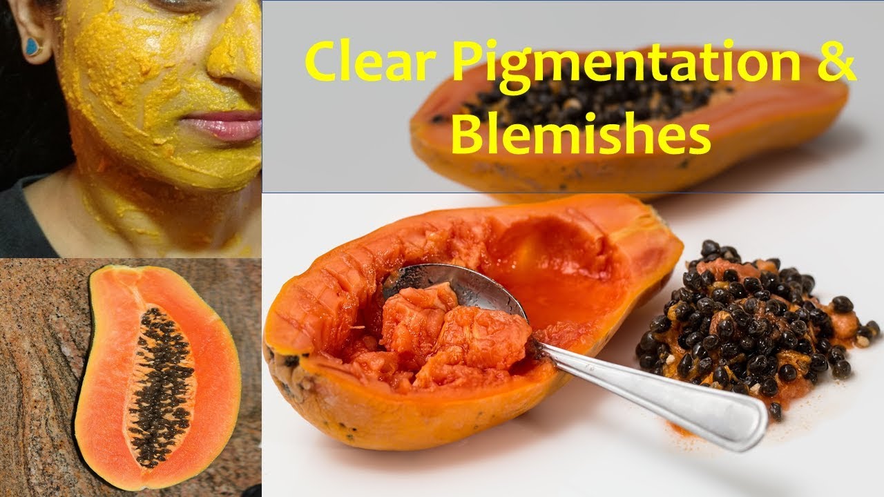 Papaya Facial(पपीता फेसिअल) At Home To clear Pigmentation, blemishes and acne breakouts