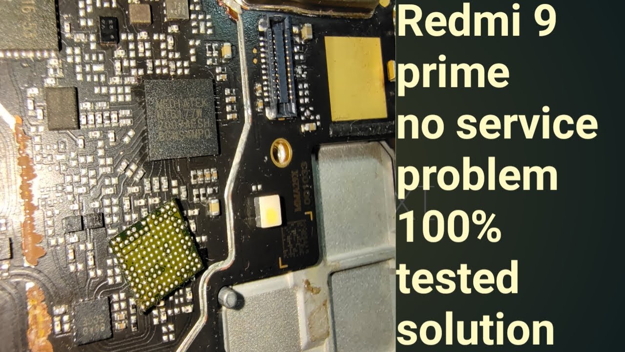 redmi 9 prime no service PROBLEM 100% tested solution