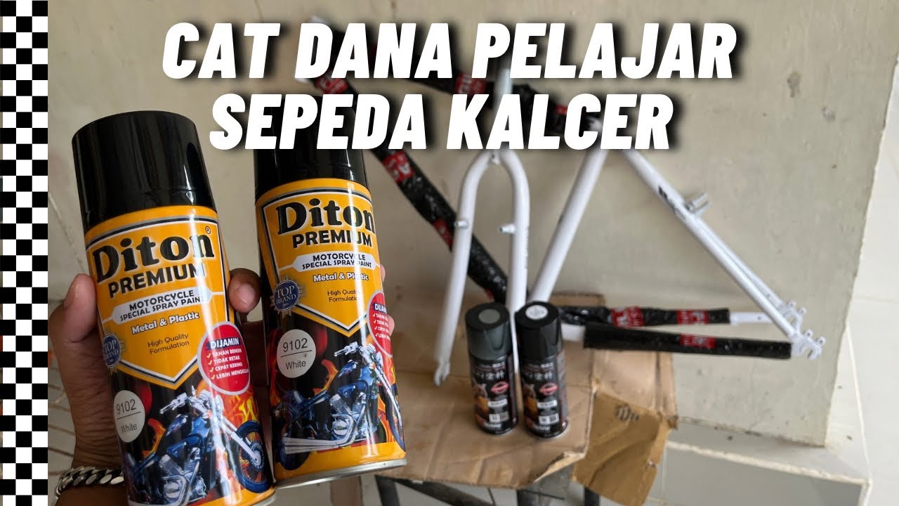 PROJECT RESTORASI SEPEDA LANJUT PROSES CAT