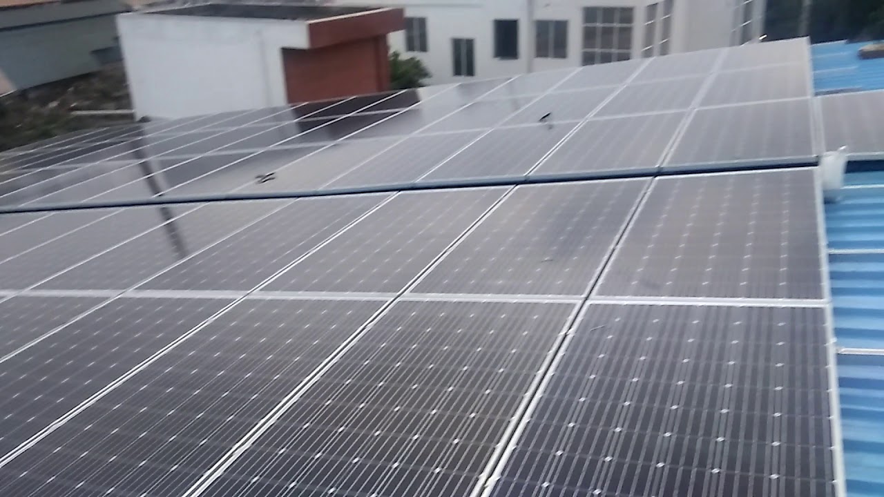 Execution of New tin shed and 30 KW solar power plant project