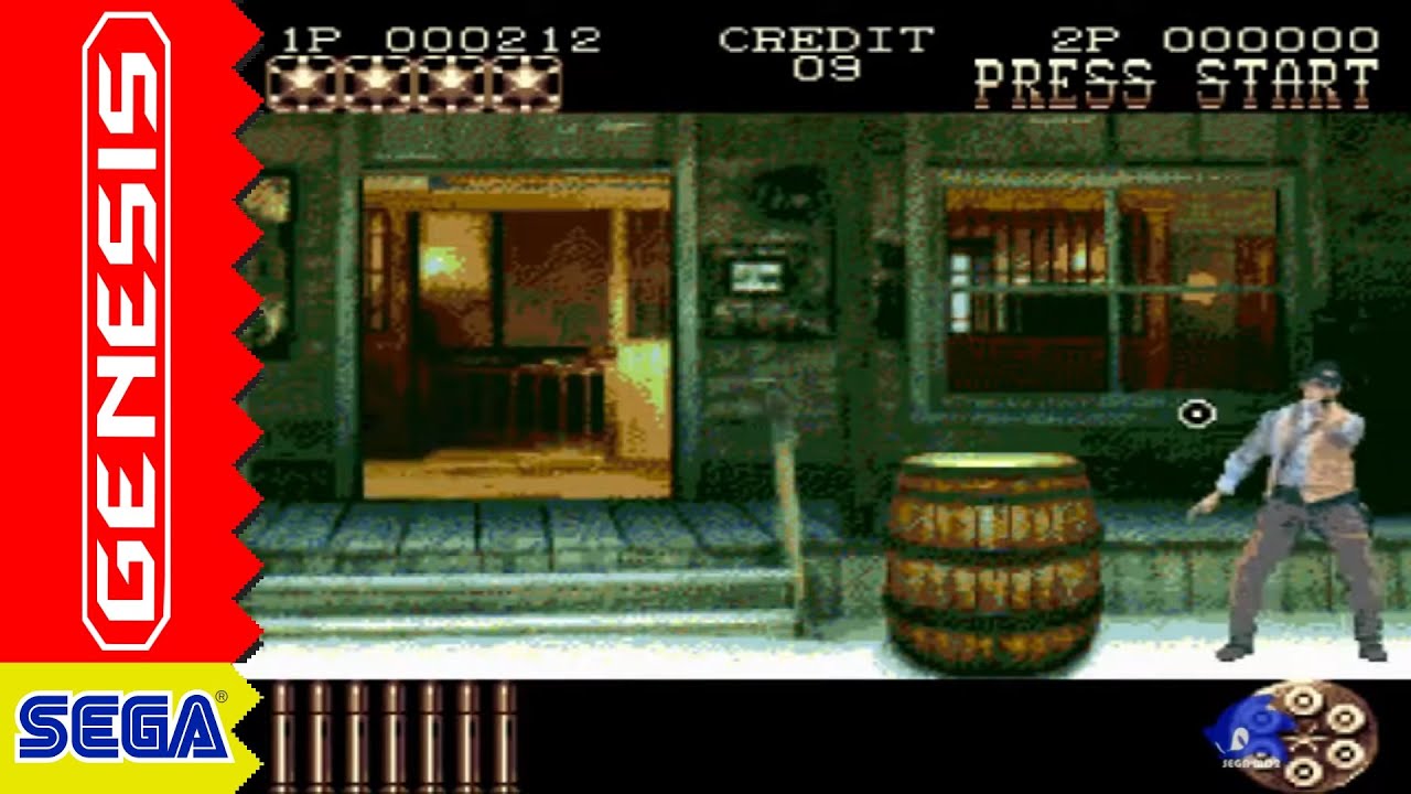 Lethal Enforcers 2: Gun Fighters (Sega Genesis) - Longplay