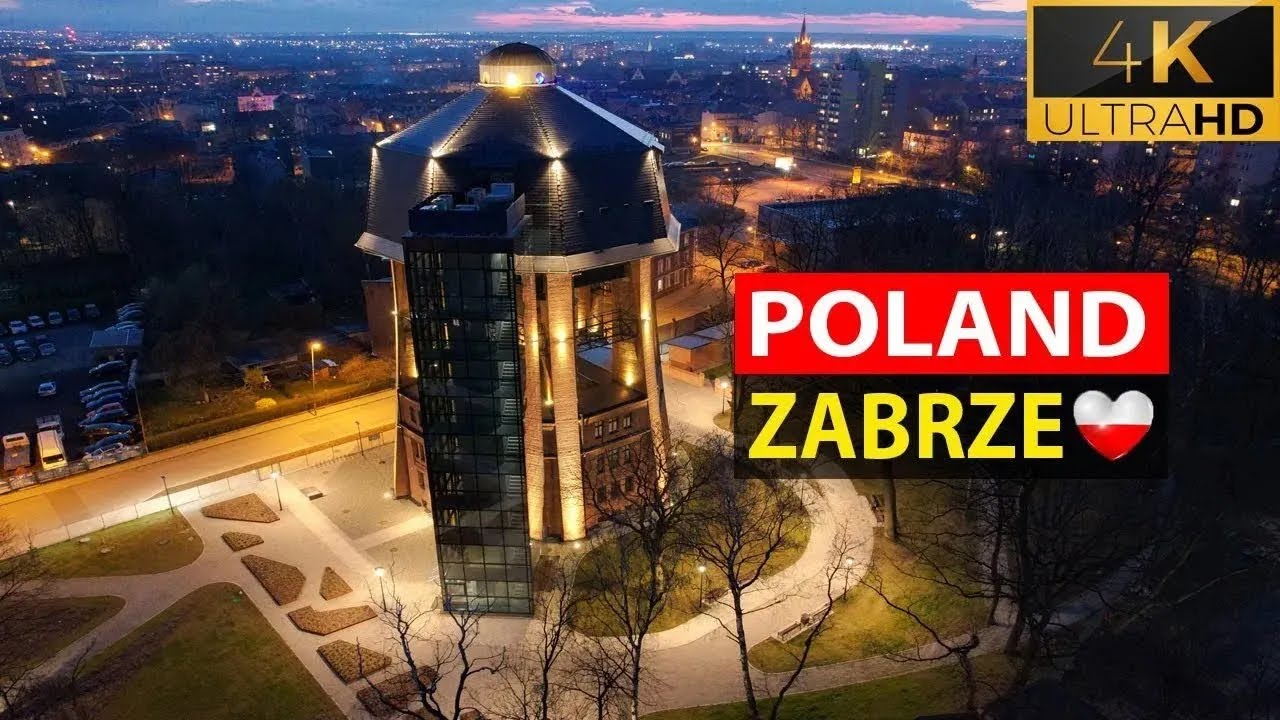 🇵🇱 Odkryj Zabrze z drona! Polska | Z drona niesamowite widoki 4K!