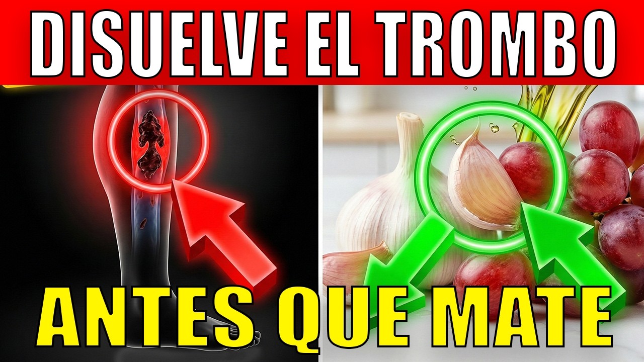 ¡Adelgaza tu Sangre! 3 Hábitos caseros para disolver Coágulos y evitar Embolias