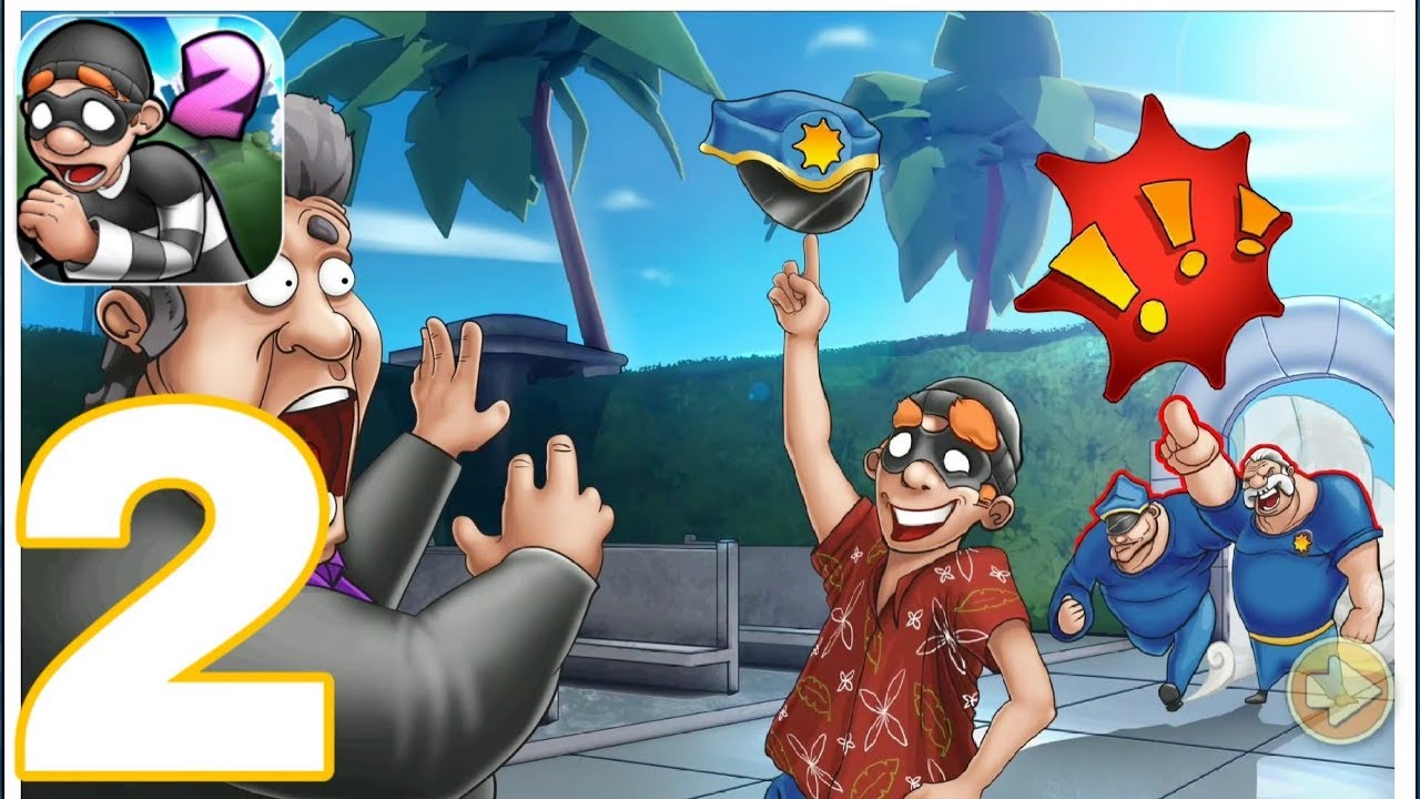 Robbery Bob 2 - Playa Mafioso - levels 11 - 20 Gameplay Walkthrough PART 2 (iOS, Android)