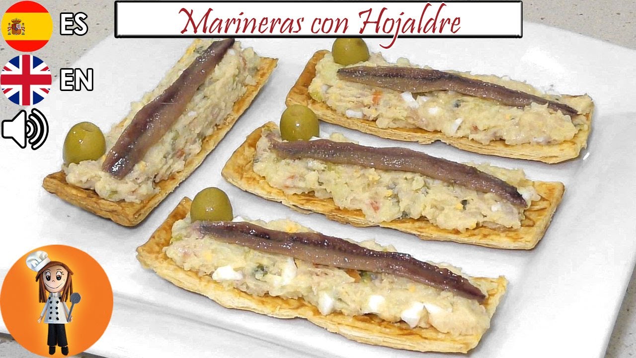 Marinera con Hojaldre Popular Tapa Murciana | Receta de Cocina en Familia