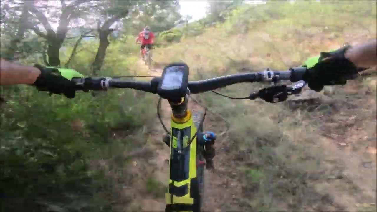 MTB BTT Navarra zona media Tafalla, Sendas Sierra de Guerinda