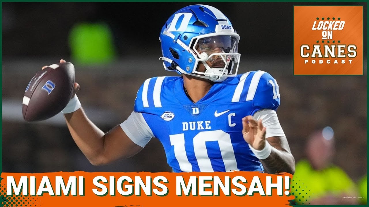 OFFICIALLY SIGNED: Miami Hurricanes SECURE Darian Mensah & Cooper Barkate in Game-Changing ADDITIONS