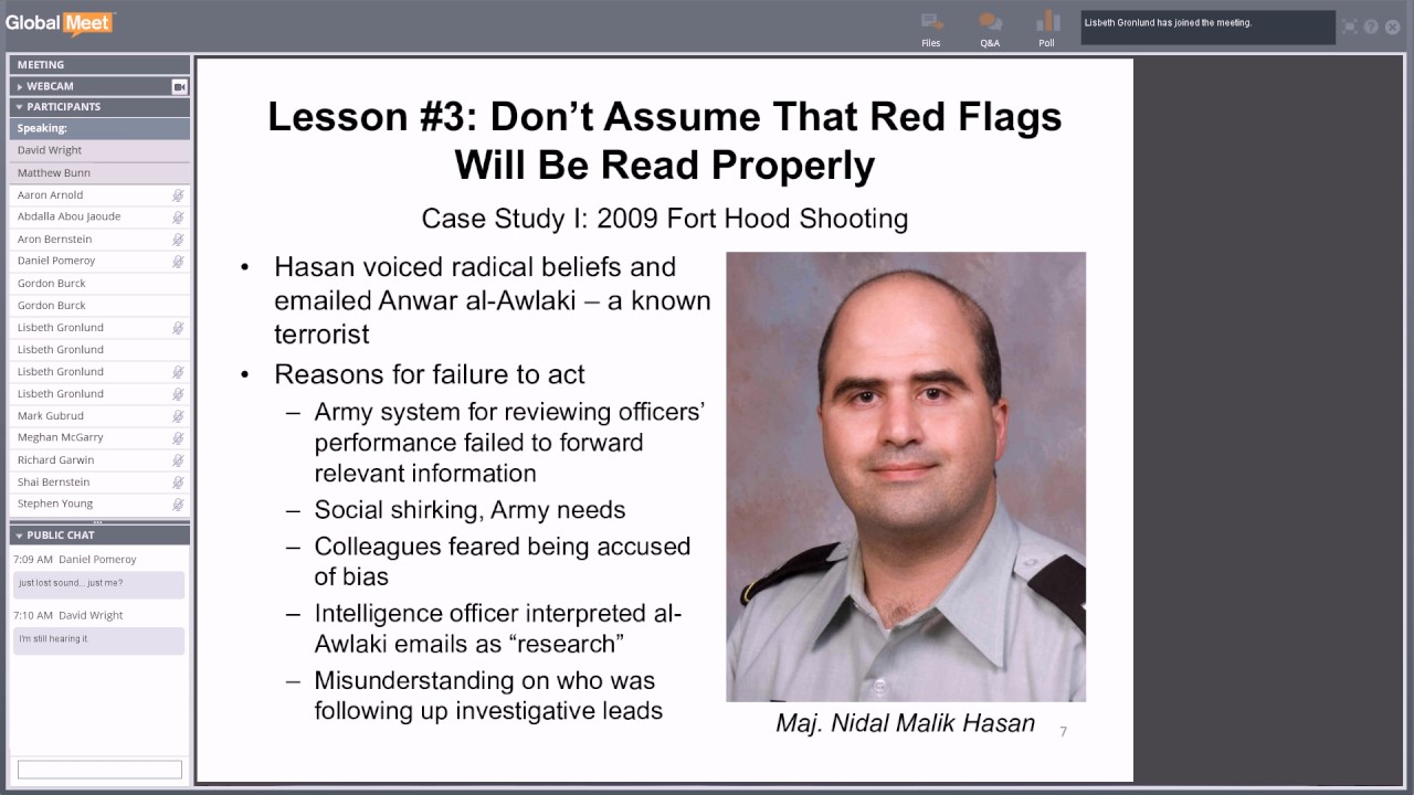 Matthew Bunn: Insider Threats & the Challenge to High-Security Organizations