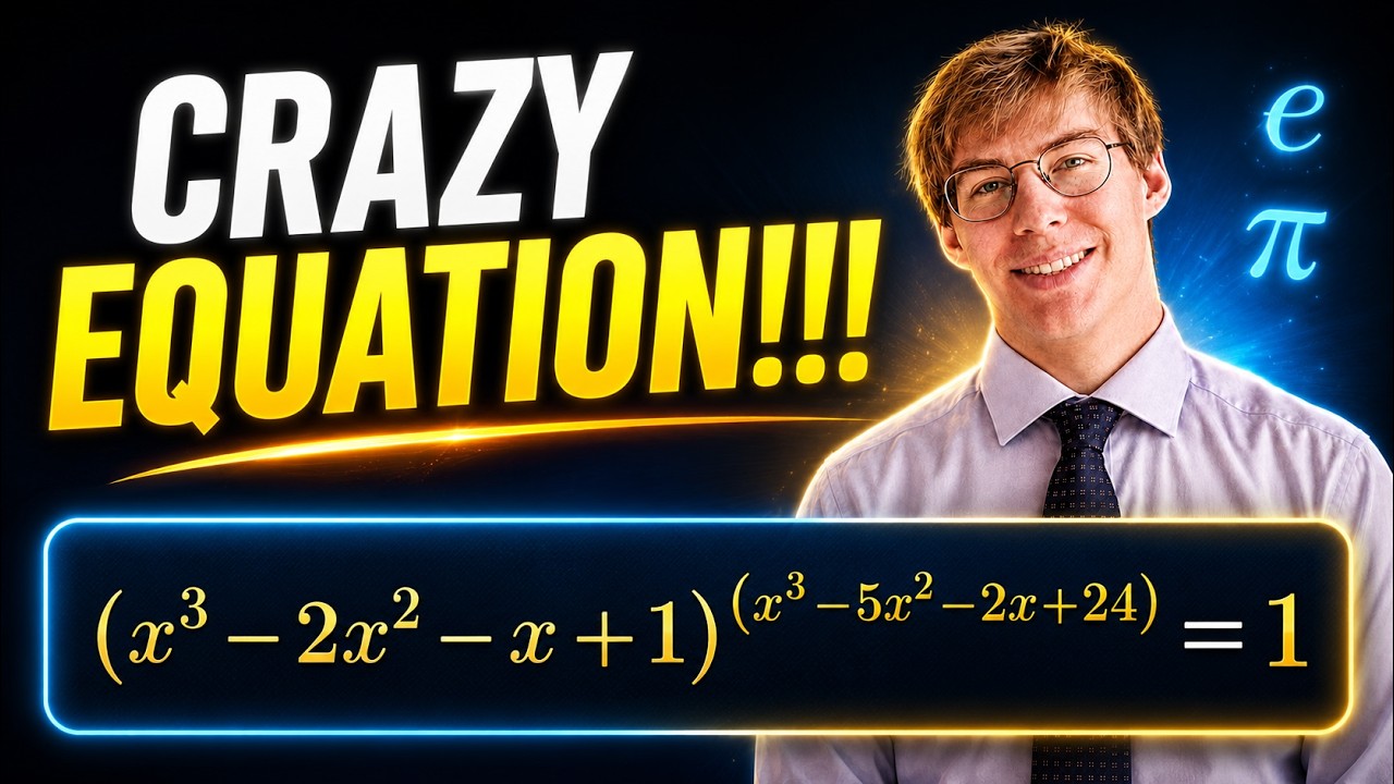 Can You Solve This Crazy Math Olympiad Equation? 🧠