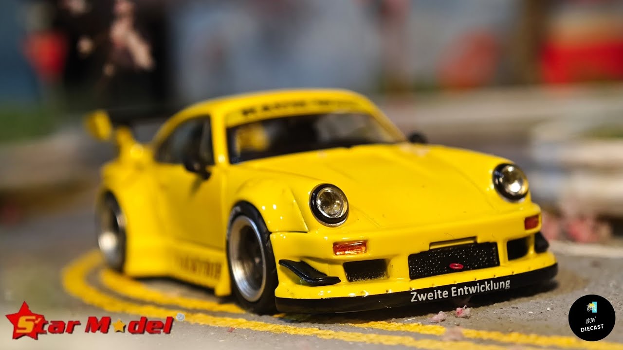 Porsche RWB 930 Valkyrie Yellow by Star Model | UNBOXING and REVIEW