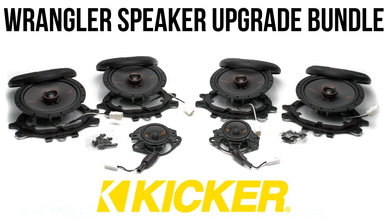 Комплект для модернизации акустики Kicker | Jeep Wrangler 2007–2018 гг.
