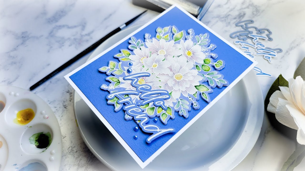 Watercoloring White Flowers with Kelly Taylor