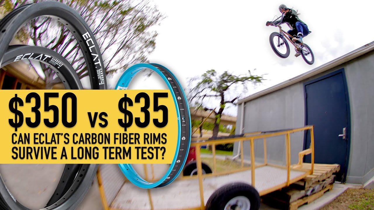 CARBON FIBER & BMX - LONG TERM TESTING ECLAT'S CARBONIC RIMS